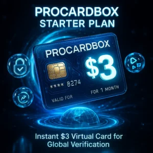 ProCardBox Starter Plan – 1 Month Virtual Prepaid Card